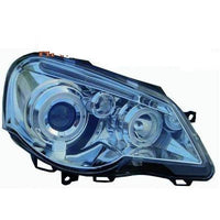VW POLO IV 05-09 Frontlykter Klarglass Svart