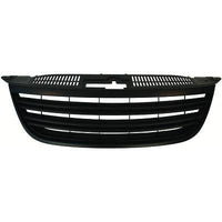 VW TIGUAN I 07-11 Grill Emblemløs Svart