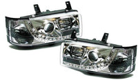 VW T4 90-03 Frontlykter LED Chrome