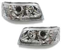 VW T5 03-09 Frontlykter LED Chrome