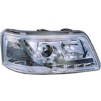 VW T5 03-09 Frontlykter LED R87 Chrome