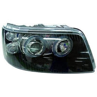 VW T5 03-09 Frontlykter Angel Eyes Svart