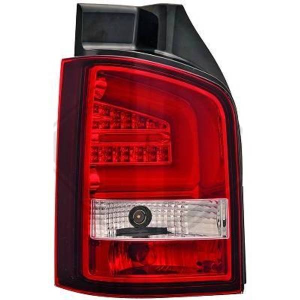 VW T5 09-15 Baklykter LED Rød-Hvit